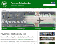 Tablet Screenshot of pavetechinc.com